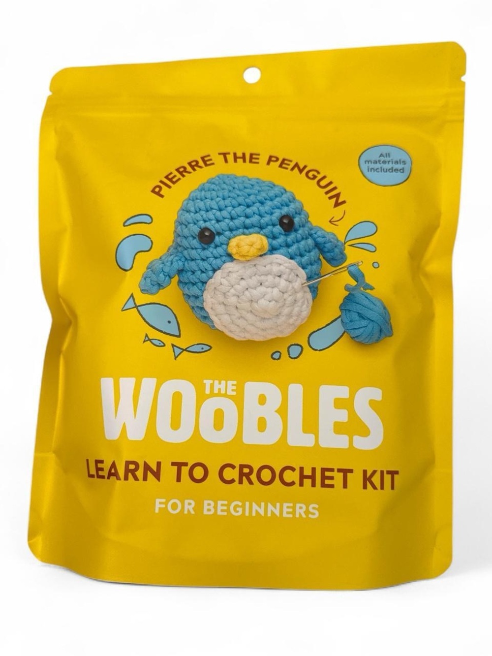 The Woobles Pierre the Penguin Crochet Craft Kit